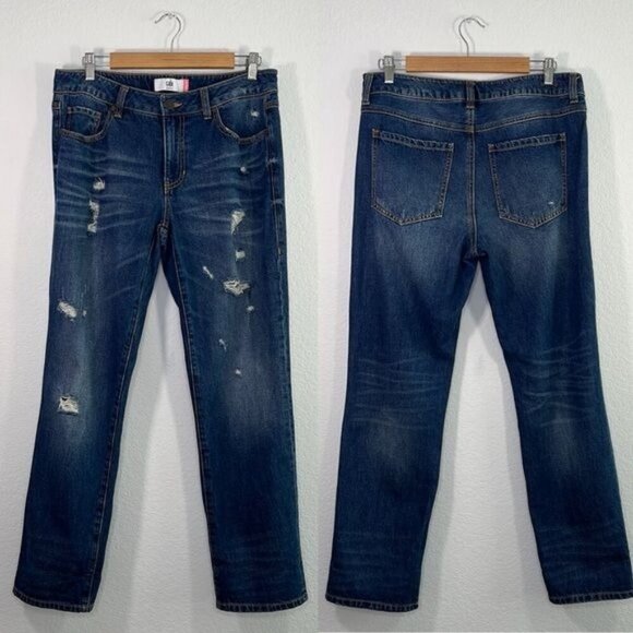 CAbi Denim - CAbi 100% Boyfriend Distress Jean Denim style 4152 Size 6